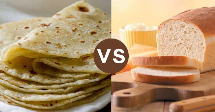 roti vs bread in hindi